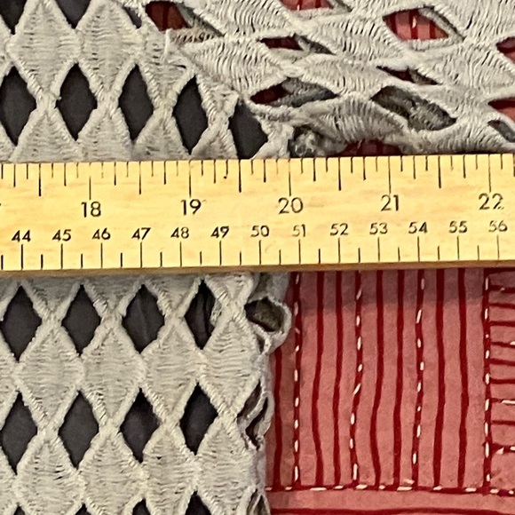 Zara crochet Gray Textured Sweater with liner - Picture 6 of 15